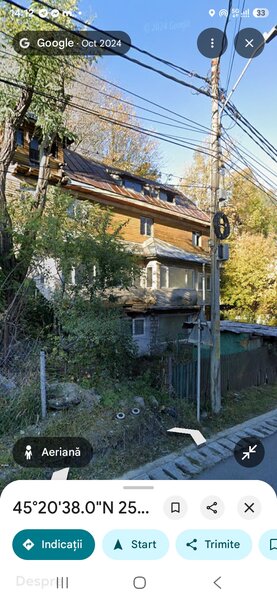 Sinaia, vand vila cu deschidere la DN Bucuresti-Brasov